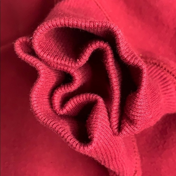 Hastings & Smith Shawl collar preppy pullover S/P cranberry sweater vintage - Picture 5 of 7